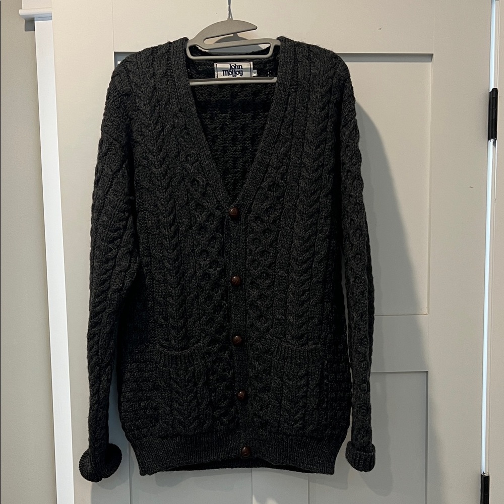 Wool in Ireland Knit Cardigan medium